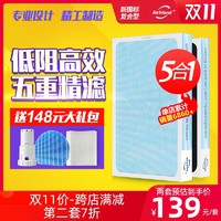 全套适配夏普空气净化器过滤网KC-W200SW/BB20/Z200/WE20滤芯BD20 *2件