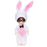 HUIQIBAO TOYS 汇奇宝 芭比娃娃礼盒装 兔子帽芭比 两只装