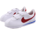 NIKE 耐克 Cortez Basic SL 儿童运动休闲鞋 904767-103 白色/红色 29.5码