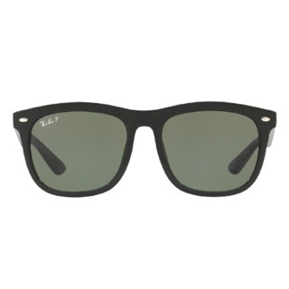 Ray-Ban 雷朋 男女款太阳镜 0RB4260D 601/9A 黑框绿片 57mm