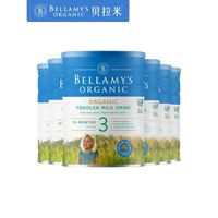 BELLAMY'S 贝拉米 婴儿有机奶粉 3段 900g 6罐装