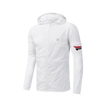 FILA 斐乐 ATHLETICS系列 男士户外风衣 A11M022701F-WT 玉石白