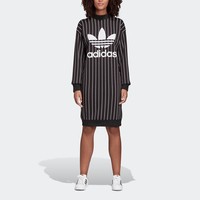 adidas 阿迪达斯 三叶草 DY0877 女士长袖连衣裙