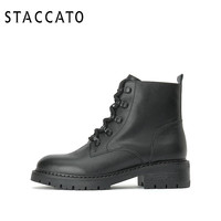STACCATO 思加图 S9026DD9 女士厚底马丁靴