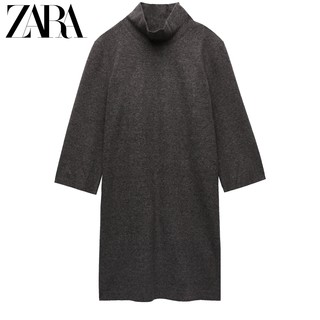 ZARA 07901427922 女士高领七分袖连衣裙