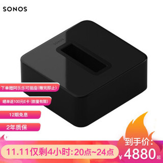 SONOS SUB 智能低音炮音响 家庭智能音响系统 超重低音音箱 WiFi无线 电视音响客厅（黑色）