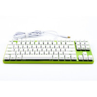 GANSS 迦斯 高斯 GS87C 机械键盘 草木绿 侧刻版（cherry红轴、PBT）
