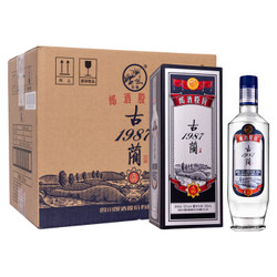 郎酒股份 古蔺1987 A99 商务送礼白酒 52度高度白酒 500ml*6瓶 *2件