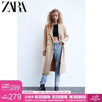 ZARA 新款 TRF 女装 贴袋饰大衣外套 01255708710