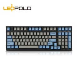 Leopold 利奥博德 FC980M PD 机械键盘 98键 灰蓝 红轴