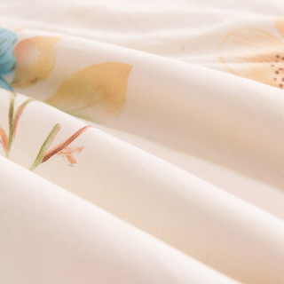 迎馨 床品家纺 全棉可水洗棉花被夏被亲肤空调被 夏凉被子 曼芙琳 150*200cm