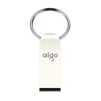 爱国者（aigo）16GB USB2.0 UDP系列 迷你金属U盘 U268 高速车载U盘 银色