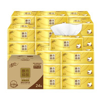 Breeze 清风 原木金装系列 抽纸 3层*120抽*96包(190*154mm)