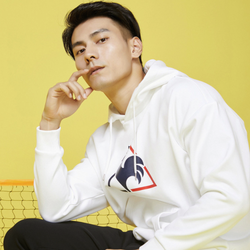 le coq sportif 乐卡克 1649193-WHT 男女通用带帽套头衫