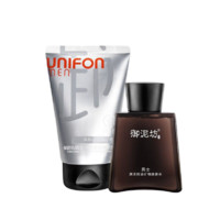 UNIFON 御泥坊 男士黑茶控油保湿套装 2件套(洁面乳100g+爽肤水90ml)