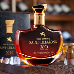 SAINT-LILLALONG 法国原瓶进口洋酒金钻X·O白兰地700ml