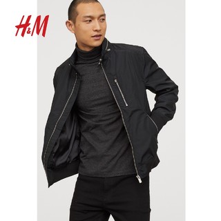 H&M 0634789 男装立领外套