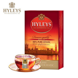 斯里兰卡进口 豪伦思(HYLEYS)红茶 经典锡兰红茶袋泡茶包50包*2g *4件