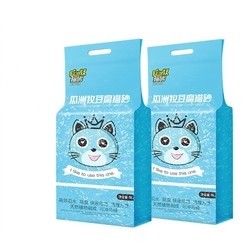 瓜洲牧 除臭豆腐猫砂 水蜜桃味 6L