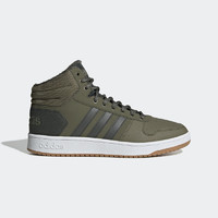 adidas NEO HOOPS 2.0 MID 男士休闲运动鞋 EE7370 军绿色/森林绿