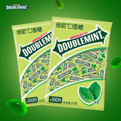 DOUBLEMINT 绿箭 口香糖 100片*2袋