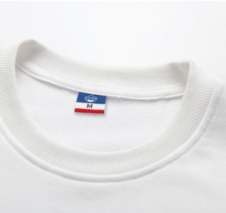ROMON 罗蒙 男士纯色棉质圆领长袖T恤S6W141201-10 白色180/96A