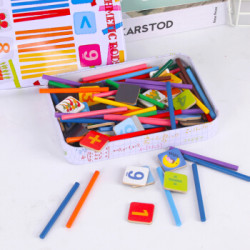 Tatanice儿童算数棒数学棒计数器小孩一年级教学幼儿园算术加减法小学生 4件多少钱 什么值得买