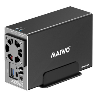 MAIWO 麦沃 硬盘阵列盒3.5寸机械双盘位RAID外接盒usb3.0接口读取K35272U