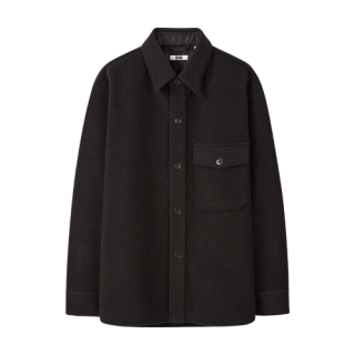 UNIQLO 优衣库 432963 男士摇粒绒衬衫式茄克