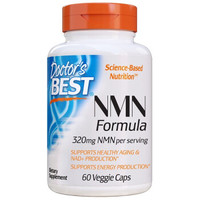Doctor's Best 金达威NMN9600烟酰胺单核苷酸复合素食胶囊60粒/瓶 美国进口