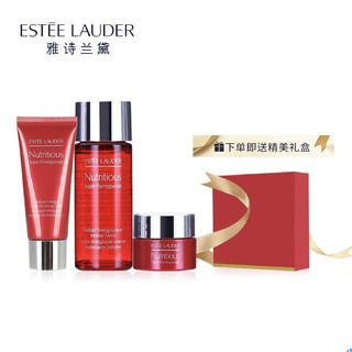 ESTEE LAUDER 雅诗兰黛 试用装护肤套装（红石榴洁面30ml+石榴水30ml+石榴晚霜7ml）