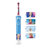 Oral-B 欧乐-B 欧乐B（Oral-B）博朗儿童电动牙刷 升级版软毛自动牙刷 感应式充电 适合三岁以上儿童 D100.413K冰雪奇缘