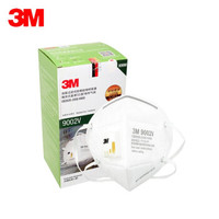 3M 9002V KN90带呼吸阀折叠式口罩 网络活动款 25只装