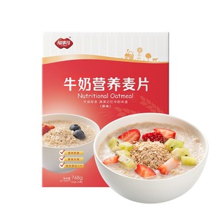 福事多 牛奶营养麦片 768g