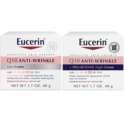 Eucerin 优色林 Q10 Anti-Wrinkle Creme 抗皱保湿面霜 48g+抗皱晚霜 48g
