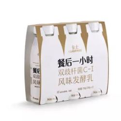 卡士 CLASSY.KISS 餐后一小时250g*3瓶 双歧杆菌C-I 低温酸奶酸牛奶 风味发酵乳 *4件