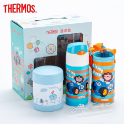 THERMOS 膳魔师 儿童保温360ML带杯套 辅食焖烧杯313ML