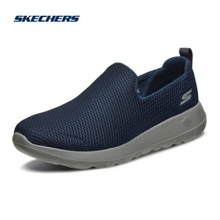 Skechers斯凯奇男鞋轻质舒适运动健步鞋 一脚套懒人套脚休闲鞋54600 海军蓝色/灰色 41 *2件