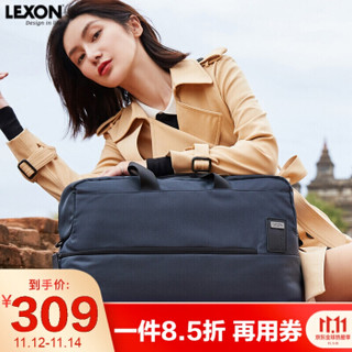 法国乐上LEXON旅行包男商务行李包手提斜跨包出差旅行大容量女士轻便休闲健身防泼水 蓝色