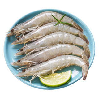 白虾 大海虾可剥虾仁 火锅烧烤食材海鲜水产 厄瓜多尔白虾净重1.4kg/70-80只毛重4斤 *3件
