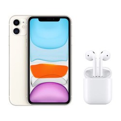 Apple iPhone 11 (A2223) 128GB 白色 移动联通电信4G手机 双卡双待