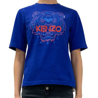 KENZO Tiger系列 女士标志性多色老虎短袖T恤