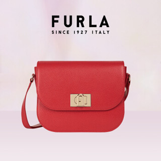 FURLA/芙拉 1927 S CROSSBODY 23 2020新品女士小号单肩包 大红色