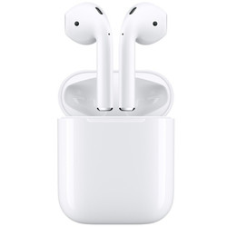 苹果(Apple)iPhone AirPods2代(有线充电盒)苹果耳机 蓝牙耳机 无线耳机 入耳式 适用于11/6等