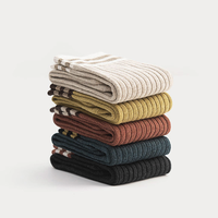 Nan ji ren 南极人 女士日系堆堆中筒袜 7双装