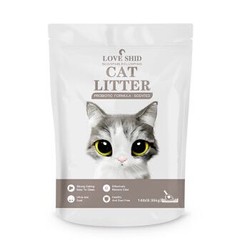 爱仕得（LOVE SHID）宠物用品 猫砂 无味低尘 结团吸水 矿土猫砂14lb（6.35kg） *2件