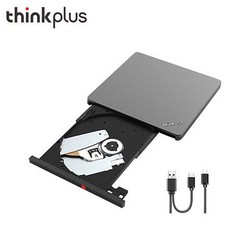 联想Thinkplus超薄DVD刻录机外置移动光驱笔记本台式机36003425黑