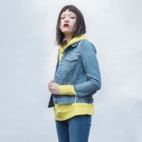 Levi's 李维斯 29945-0042 女士翻领纯棉牛仔夹克外套