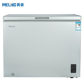 美菱(MELING) 206升 家用商用大容量冰柜 冷藏冷冻转换冷柜 一级能效 小型卧式 单温冰箱 BC/BD-206DTJ