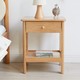 维莎实木床头柜简约小型方几北欧床边收纳置物柜现代简易卧室家具